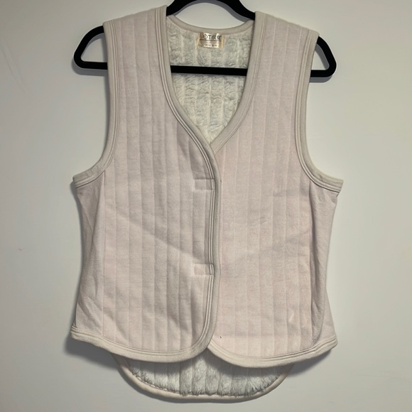 Pink Vest with fluffy inside and velcro closure cotton and fluffy - Picture 7 of 11